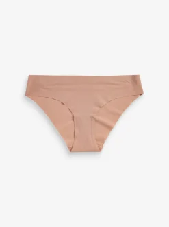 Noir/Blanc/Ppraline Nude - Lot 3 culottes invisibles et confortables