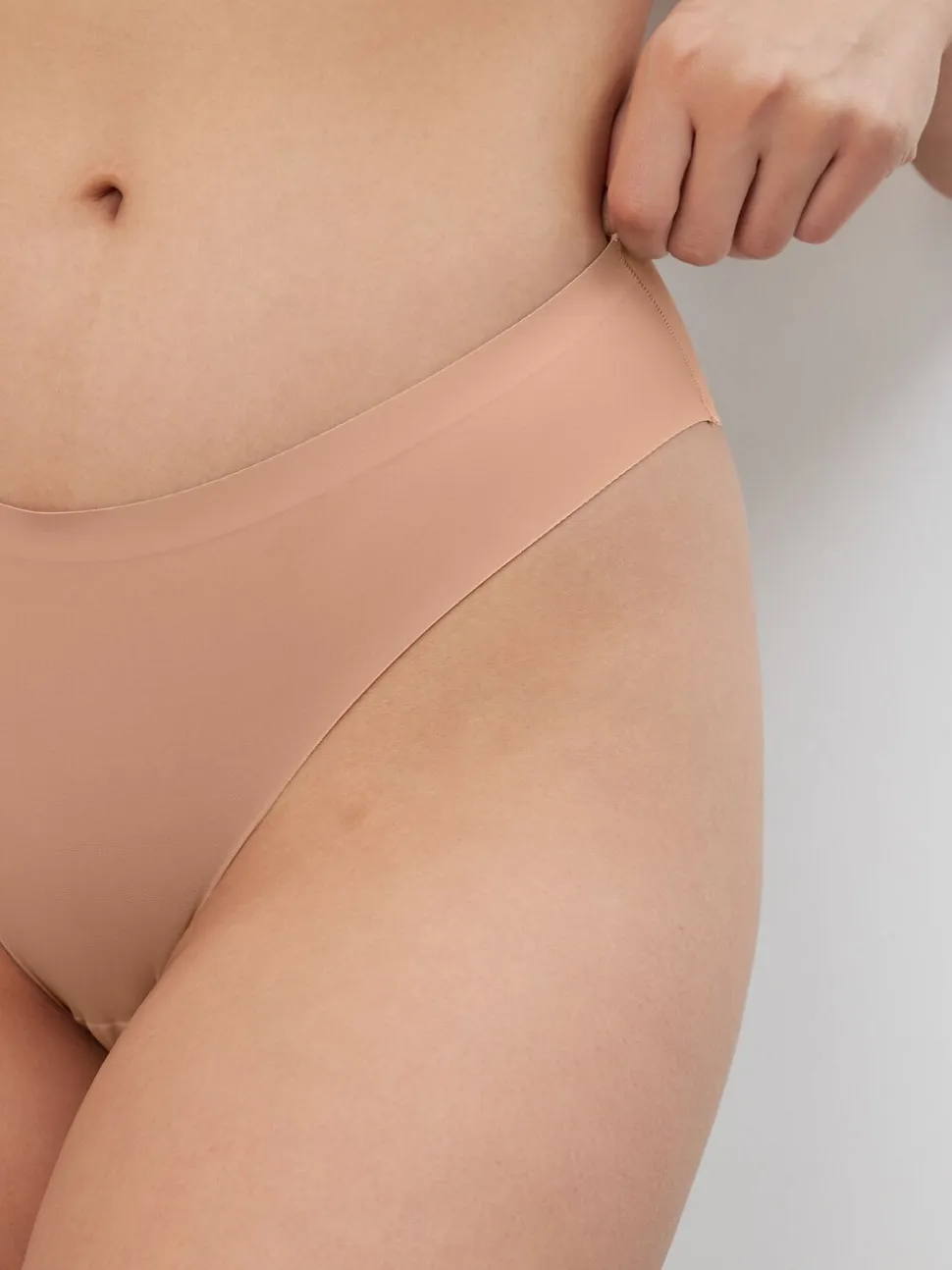 Noir/Blanc/Ppraline Nude - Lot 3 culottes invisibles et confortables