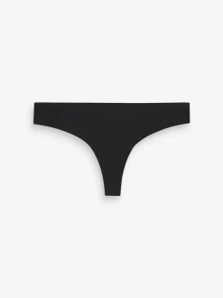 Noir/Blanc/Ppraline Nude - Lot 3 culottes invisibles et confortables