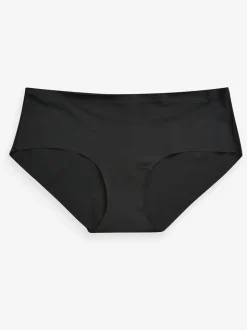Noir/Blanc/Ppraline Nude - Lot 3 culottes invisibles et confortables