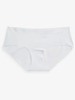 Noir/Blanc/Ppraline Nude - Lot 3 culottes invisibles et confortables