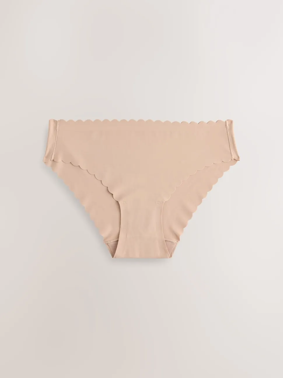 Noir/Blanc/Ppraline Nude - Lot 7 culottes festonnées invisibles