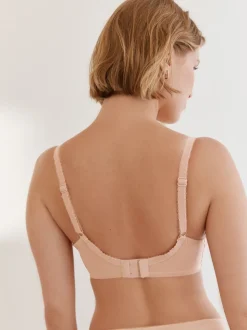 Noir/Blanc/Ppraline Nude - Soutien-gorge en dentelle DD+ 3 Pack