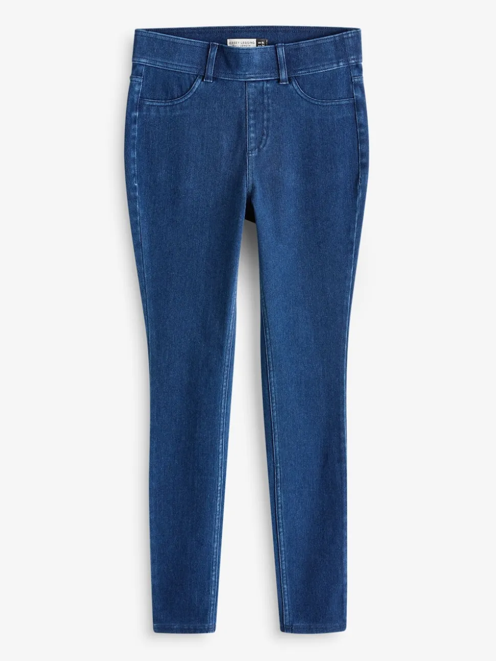 Noir/Bleu - Jersey pleine longueur Denim Leggings 2 Lot