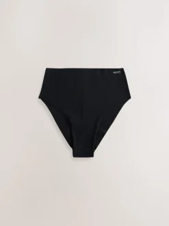 Noir/crème/rose - Lot de 7 culottes en coton Mélange sans VPL