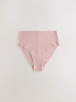 Noir/crème/rose - Lot de 7 culottes en coton Mélange sans VPL
