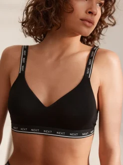 Noir/Gris - Lot de 2 soutiens-gorge rembourrés sans armatures en coton Ultimate Comfort