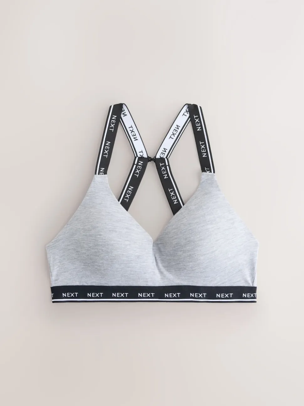 Noir/Gris - Lot de 2 soutiens-gorge rembourrés sans armatures en coton Ultimate Comfort
