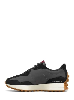 Noir/Gris - New Balance 327 Trainers