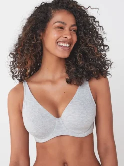 Noir/Gris chiné/Blanc - Lot de soutiens-gorge DD en coton Blend Ultimate Comfort 3