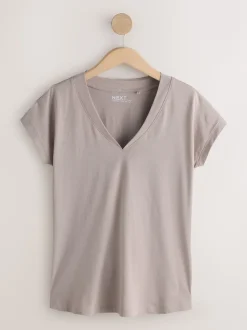 Noir/gris/rose - Lot de 7 T-shirts à mancherons