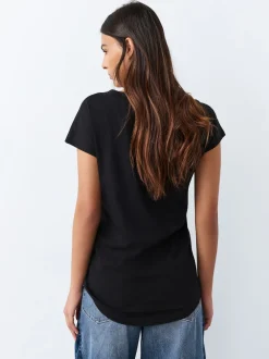 Noir/gris/rose - Lot de 7 T-shirts à mancherons