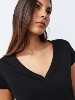 Noir/gris/rose - Lot de 7 T-shirts à mancherons