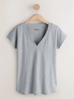 Noir/gris/rose - Lot de 7 T-shirts à mancherons
