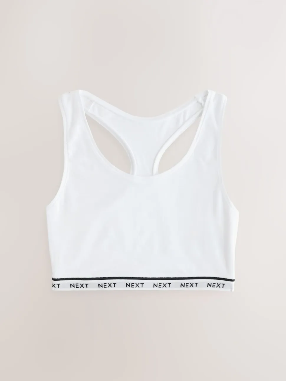Noir/Noir/Gris/Blanc - Lot de 4 soutiens-gorge courts à logo en Coton Ultimate Comfort