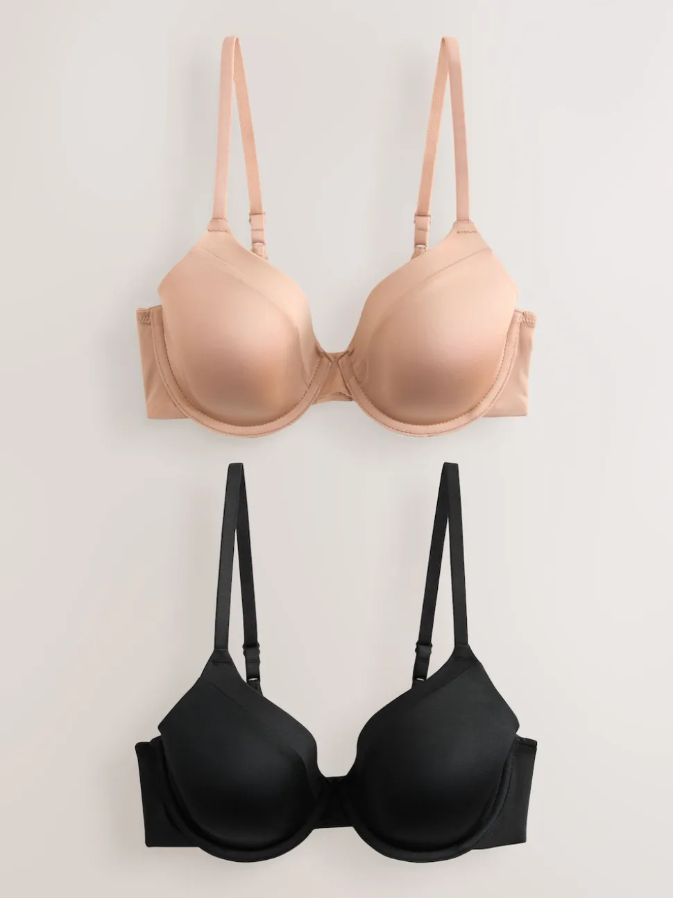 Noir/Praline Nude - Lot de 2 Soutiens-gorge A-E Smoothing Ultimate Comfort