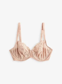 Noir/Praline Nude - Soutien-gorge en dentelle DD+ 2 Pack