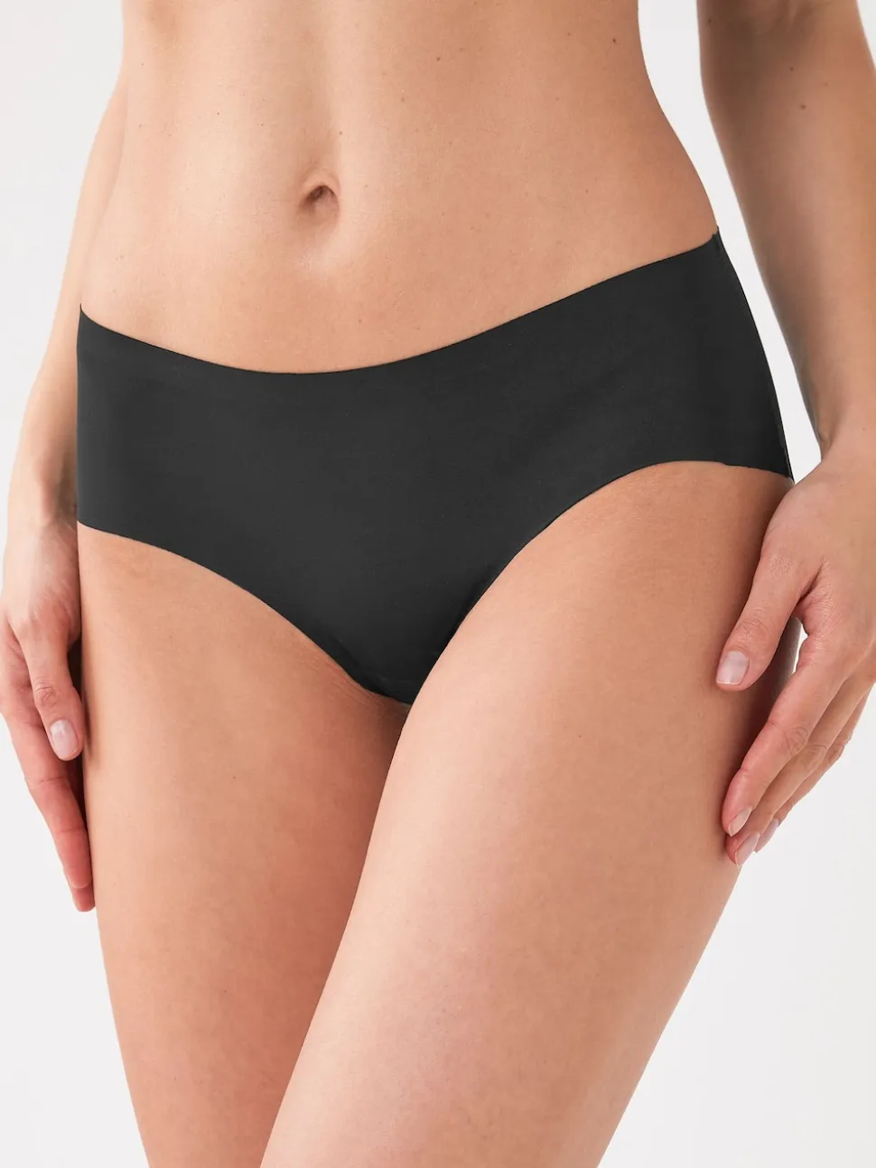 Noir/praline nude/chocolat nude - Lot 3 culottes invisibles et confortables