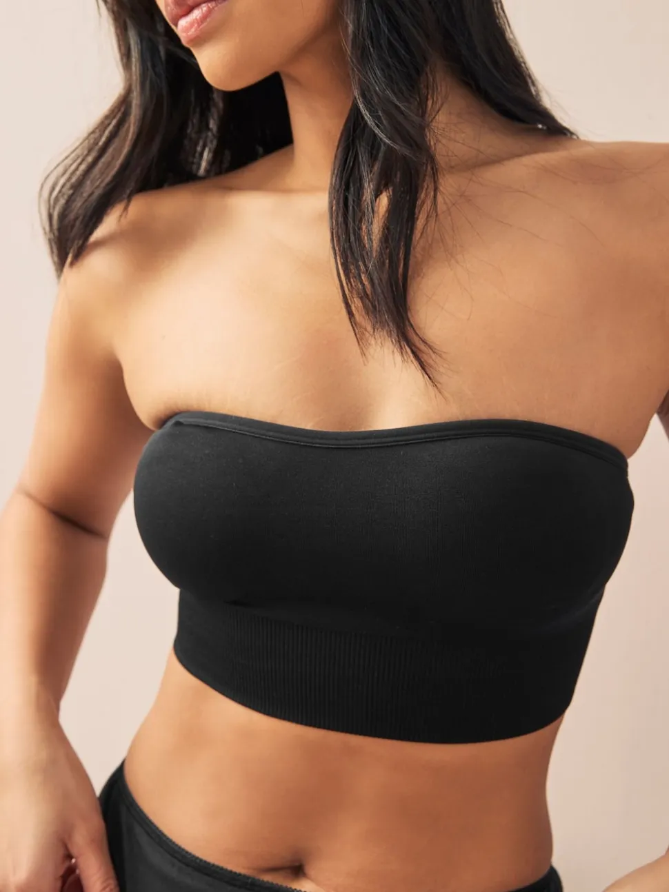 Noir/rose clair - Lot de soutiens-gorge sans 2 bandeau Ultimate Comfort