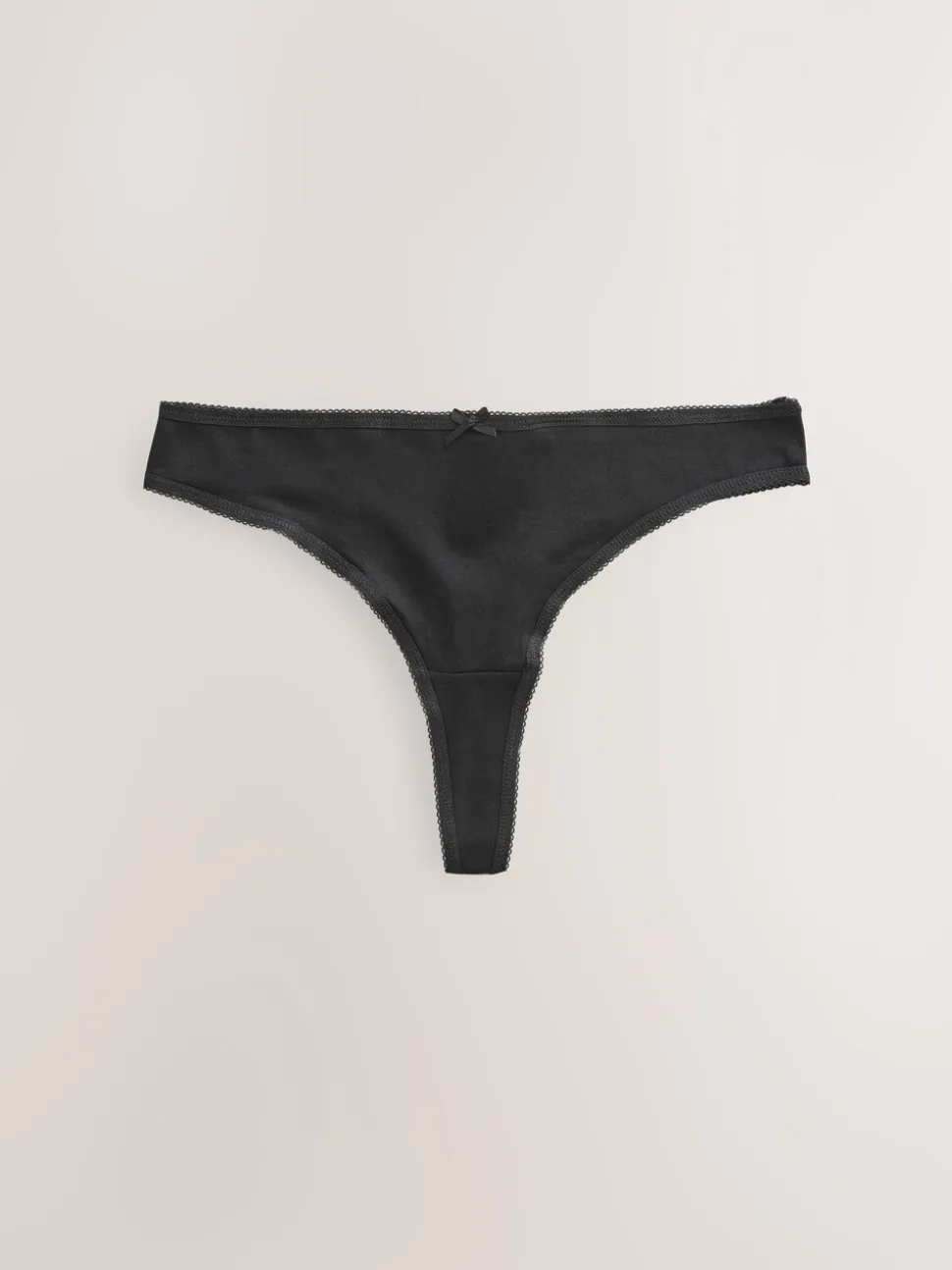 Noir/Rose pâle Nude/Blanc - Culotte en coton riche 5 Pack