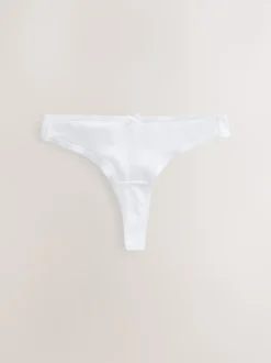 Noir/Rose pâle Nude/Blanc - Culotte en coton riche 5 Pack