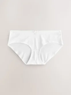 Noir/Rose pâle Nude/Blanc - Culotte en coton riche 5 Pack