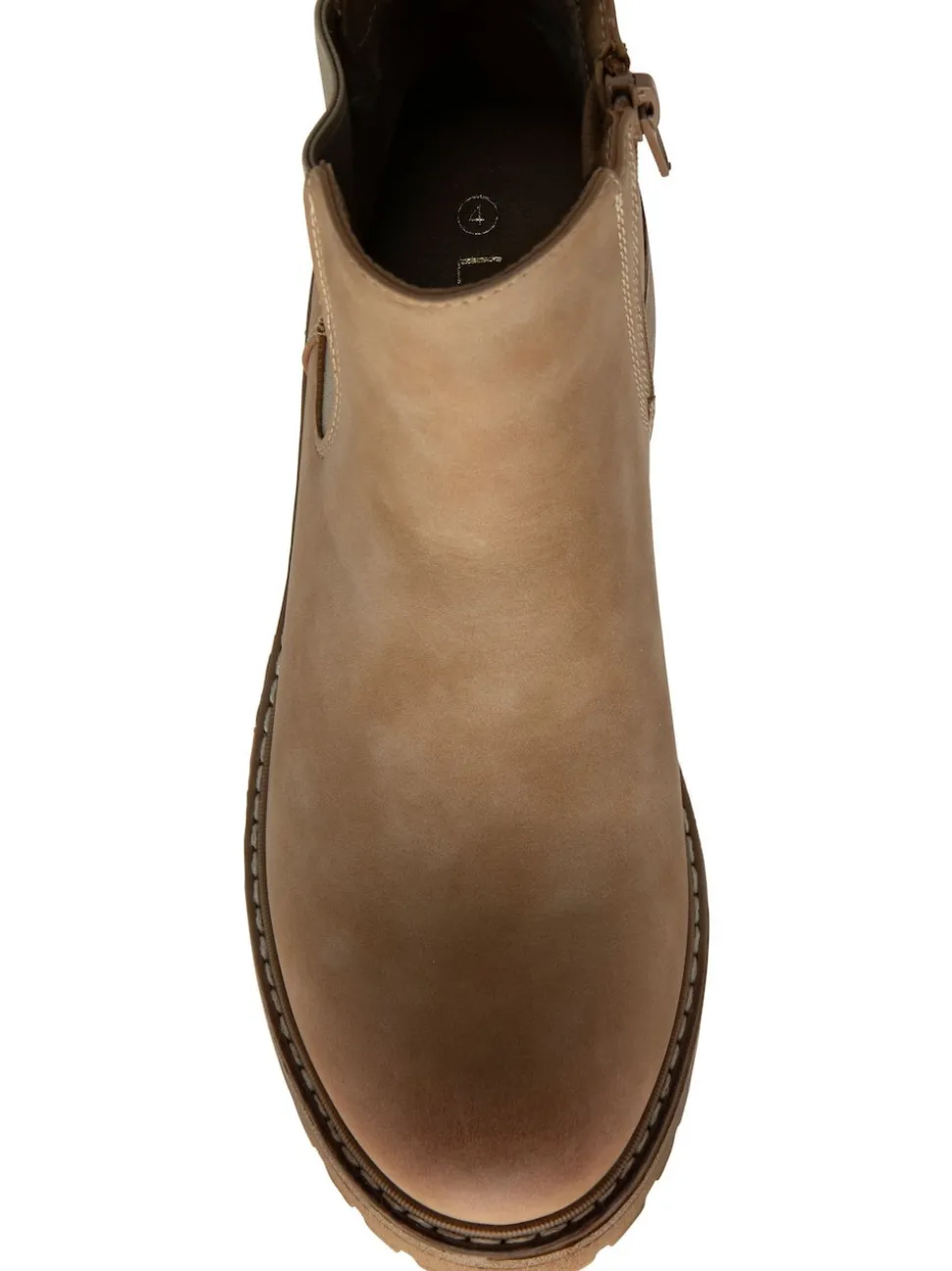 Nude - Bottines Lotus zippées Chelsea