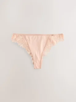 Nude - Caleçons brésiliens Lipsy en dentelle