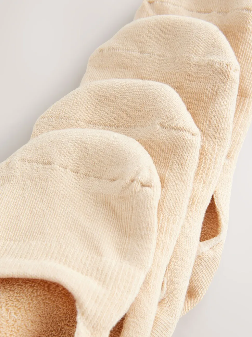 Nude - Chaussettes Invisibles à Semelle Coussin 4 Pack