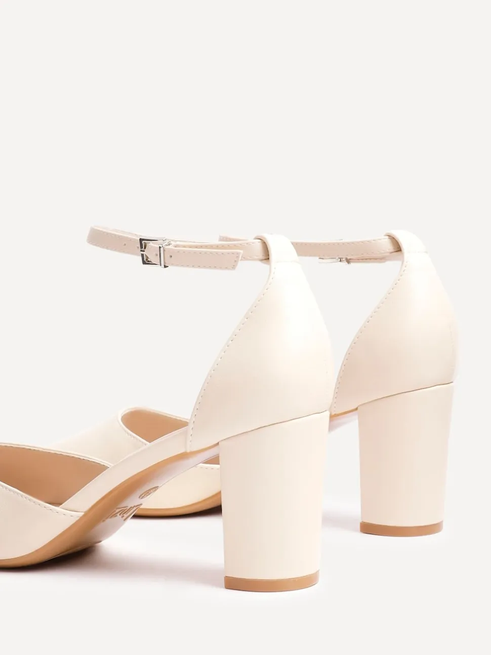 Nude - Linzi Leona Closed Back Court Block talons