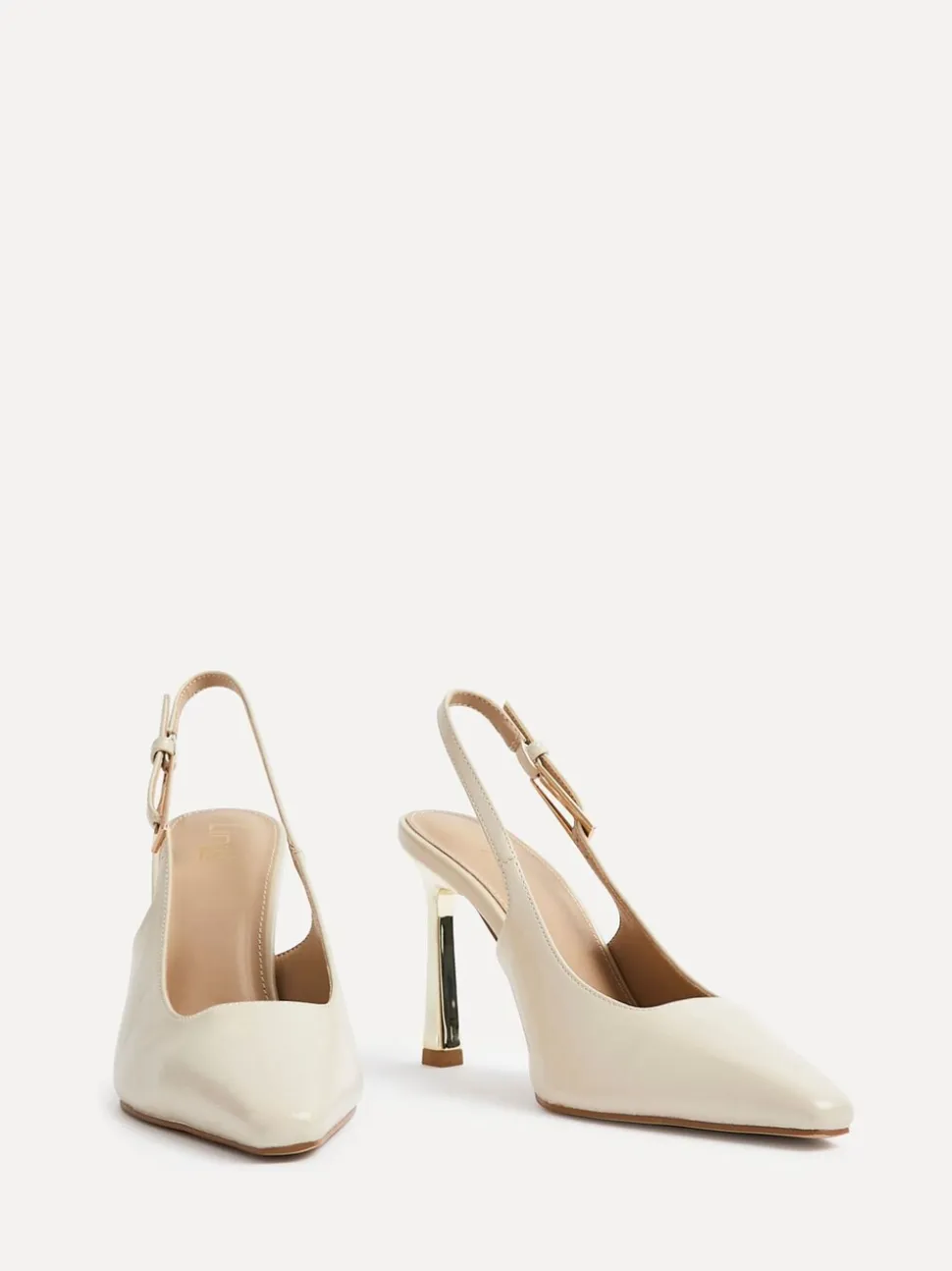 Nude - Linzi Lizzie Courts With Or Chrome Stiletto talons