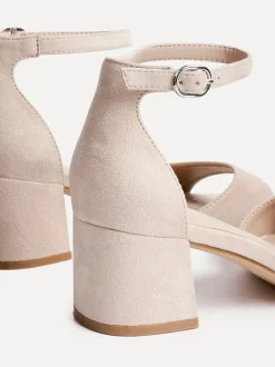 Nude - Linzi Maddie Closed Back Open Toe Heeled Sandales