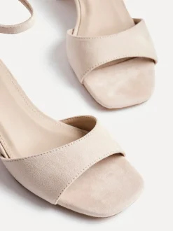 Nude - Linzi Maddie Closed Back Open Toe Heeled Sandales
