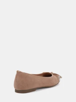 Nude - Novo Ballerines CAPRICORN à nœud carré doux avec embout