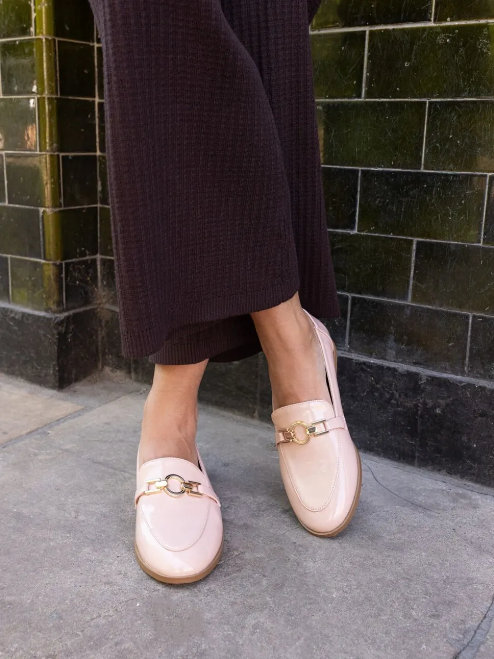Nude - Novo Mocassins à bordure celeste avec anneau
