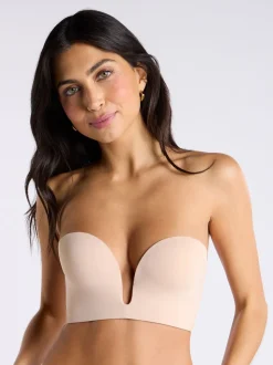 Nude - Soutien-gorge Boux Avenue multipositions sans bretelles en microfibre à armatures