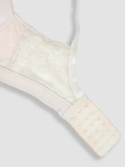 Nude naturel - Jojo Maman Bébé Emma Jane Soutien-gorge d'allaitement avec bordures en dentelle