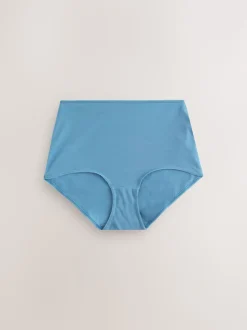 Nœuds bleus - Culotte en coton riche 7 Pack