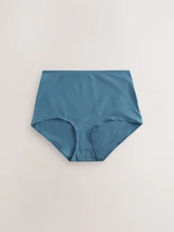Nœuds bleus - Culotte en coton riche 7 Pack