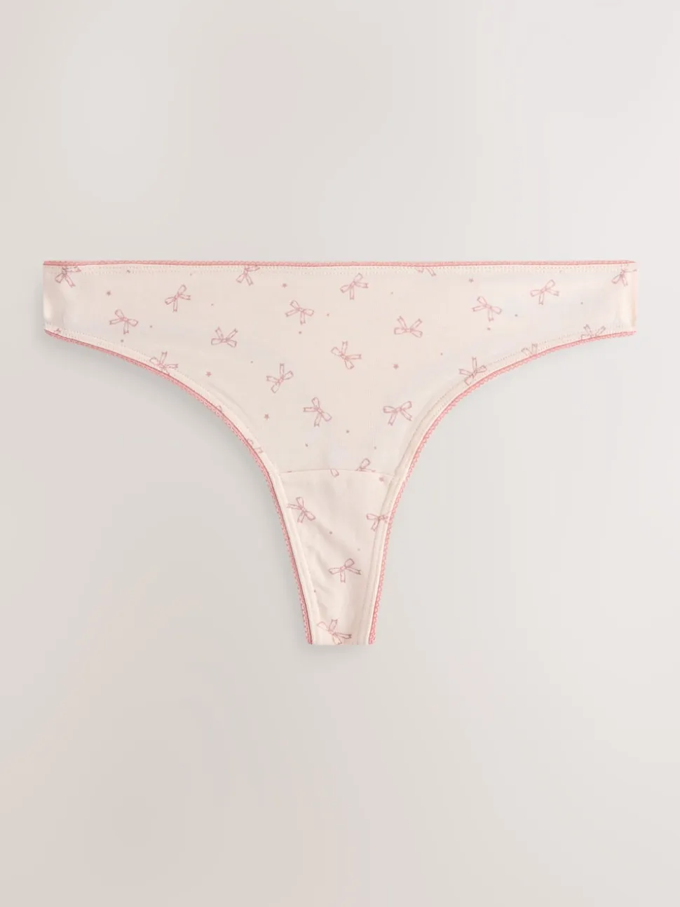 Nœuds bleus - Culotte en coton riche 7 Pack