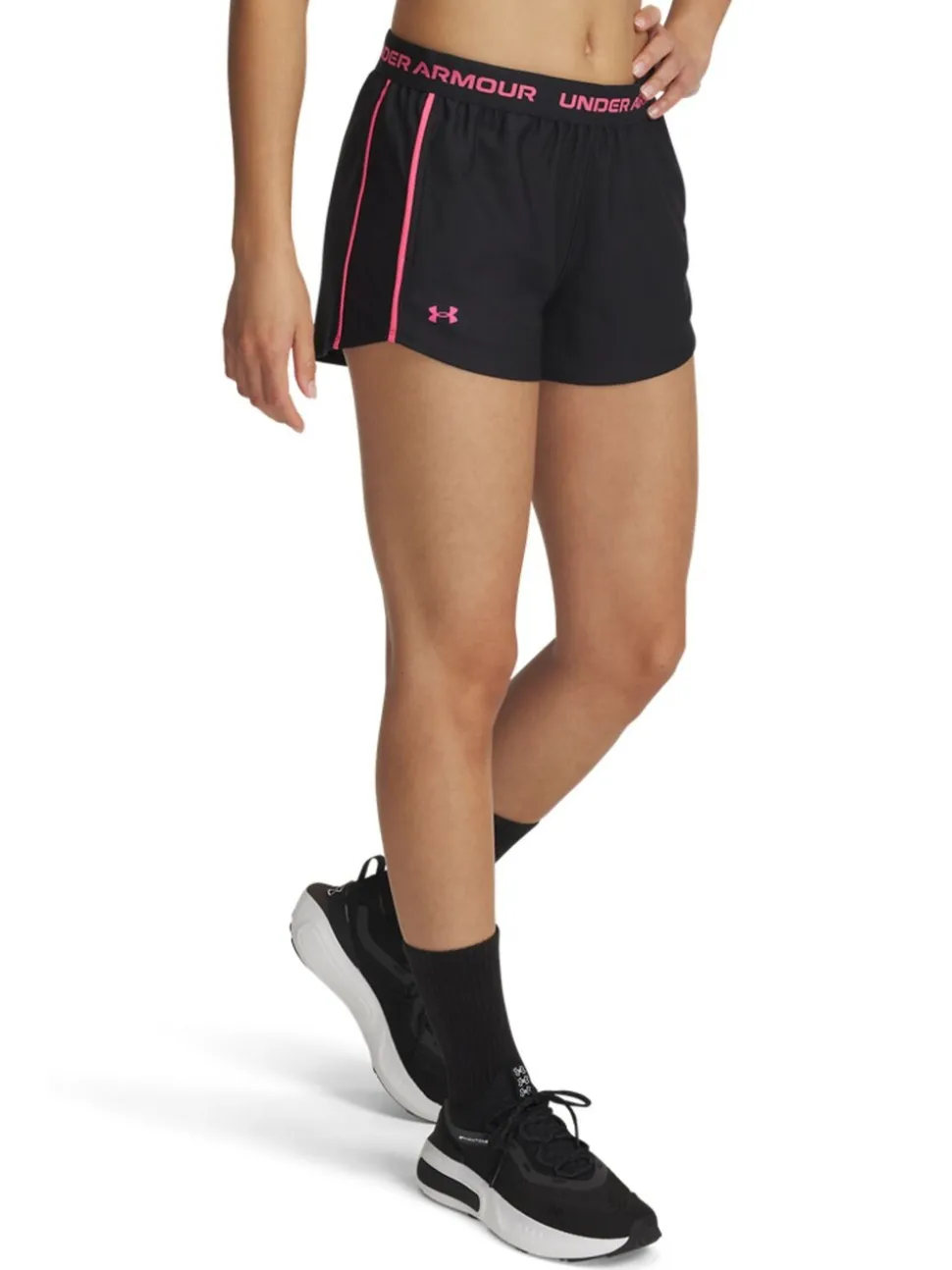 Olive noire - Short Under Armour Tech Play Up