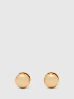 Or - Boucles d’oreilles Reiss Pollie Huggie Polished Ball Huggie