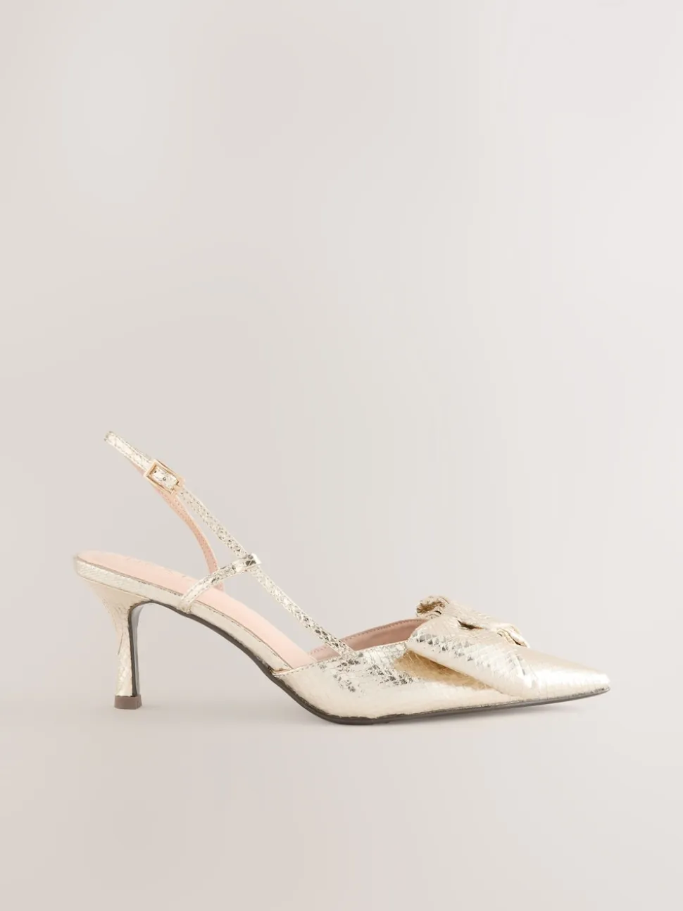 Or - Chaussures à talons Forever Comfort® à bout pointu et bride arrière