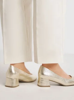 Or - Escarpins Heavenly Soles By JD Williams à talons bas