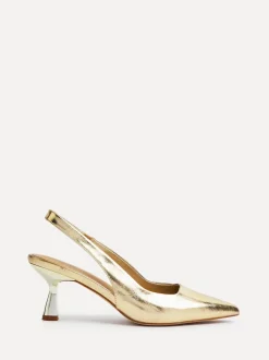 Or - Linzi Presley Stiletto Pointed Escarpins et talons