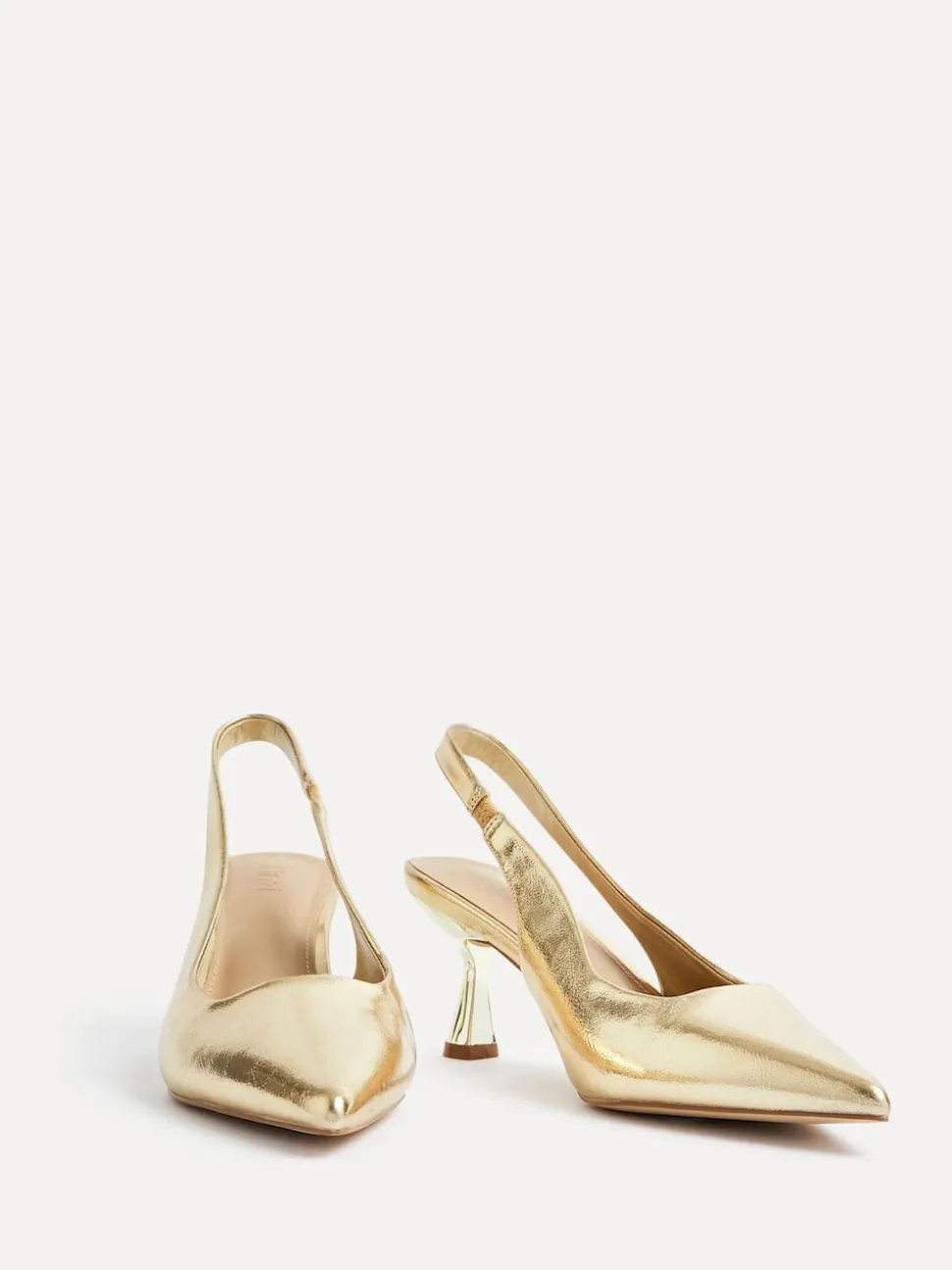 Or - Linzi Presley Stiletto Pointed Escarpins et talons