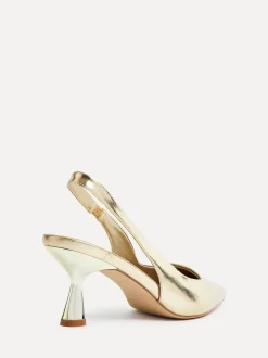Or - Linzi Presley Stiletto Pointed Escarpins et talons