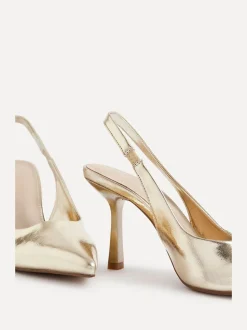 Or - Linzi talons de cour à bride arrière Dash