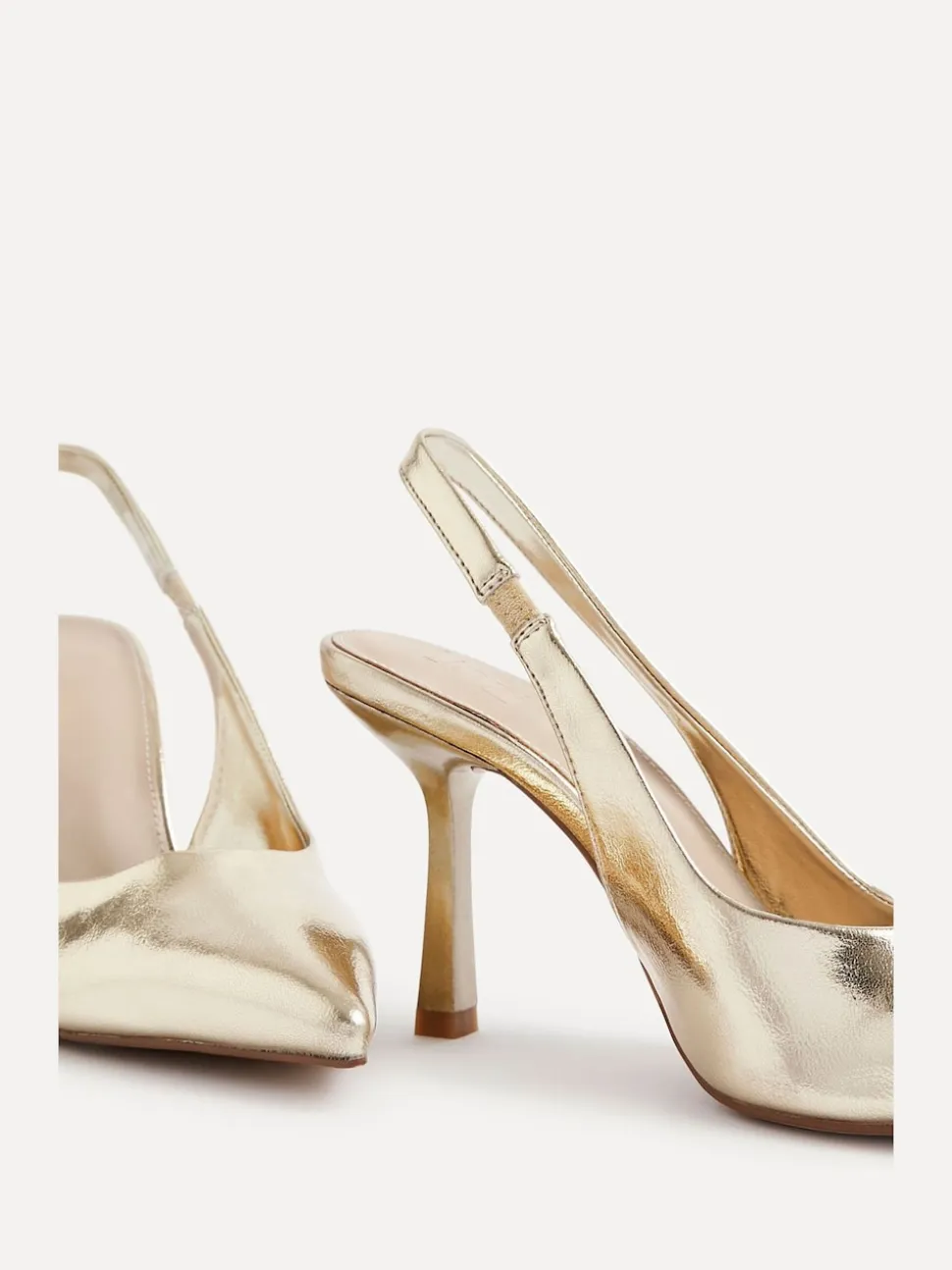 Or - Linzi talons de cour à bride arrière Dash