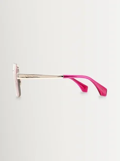 Or - Lunettes de soleil Vivienne Westwood Cowboy VW5100 400 brillants